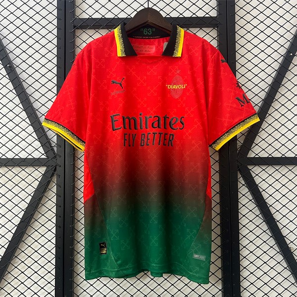 Tailandia Camiseta AC Milan Co-Branded Edition 2025/26 Rojo